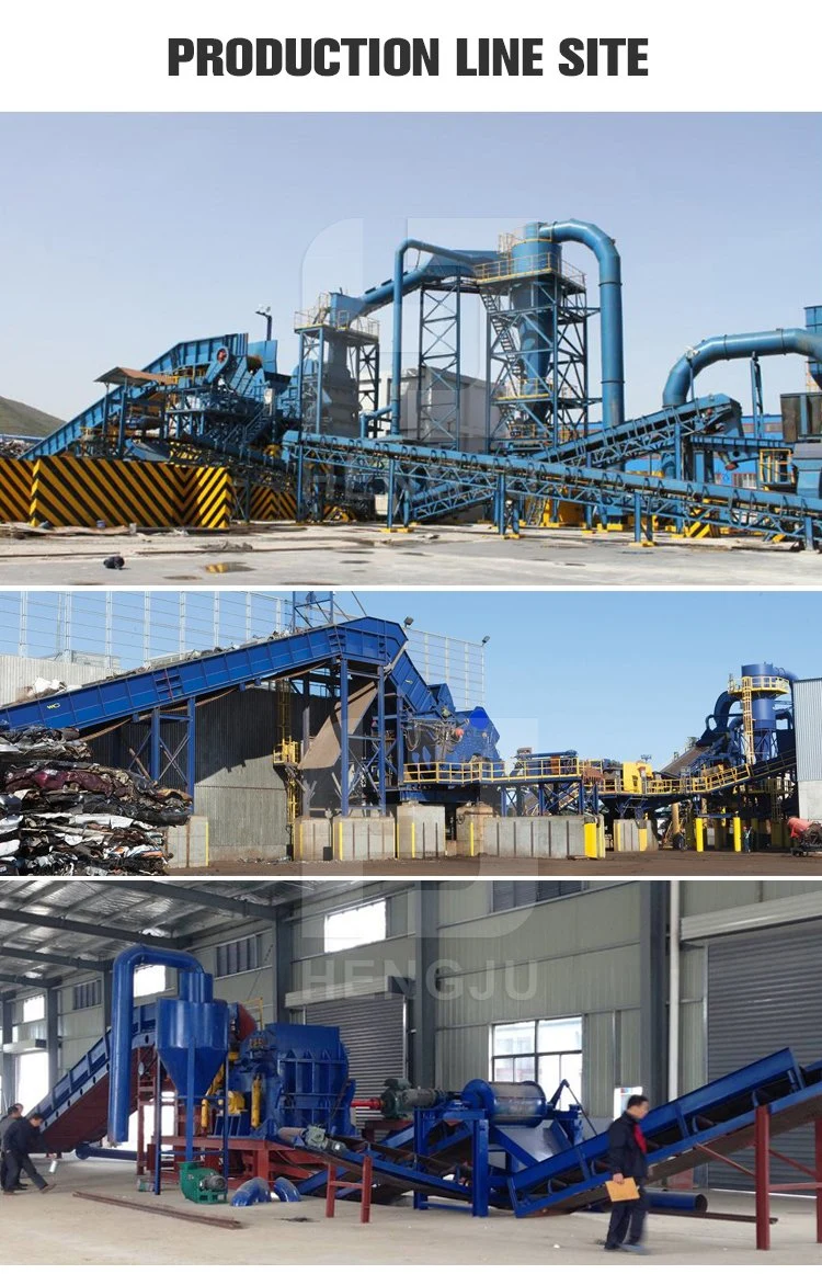 Large Output Scrap Steel Iron Metal Plat Crusher Waste Vertical Shredder Copper Aluminum Recycling Machine