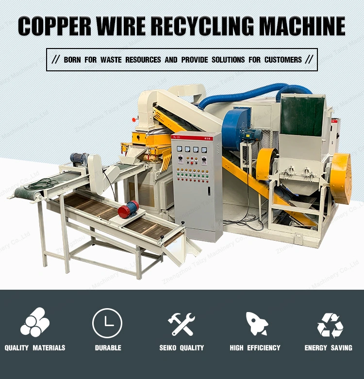 Direct Factory Mini Small Model 400 Supply Waste Electric Wire Copper Rice Granulator Equipment Cable Wire Recycling Machine